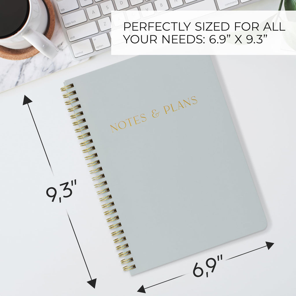 Beautiful Daily Planner And Notebook With Hourly Schedule