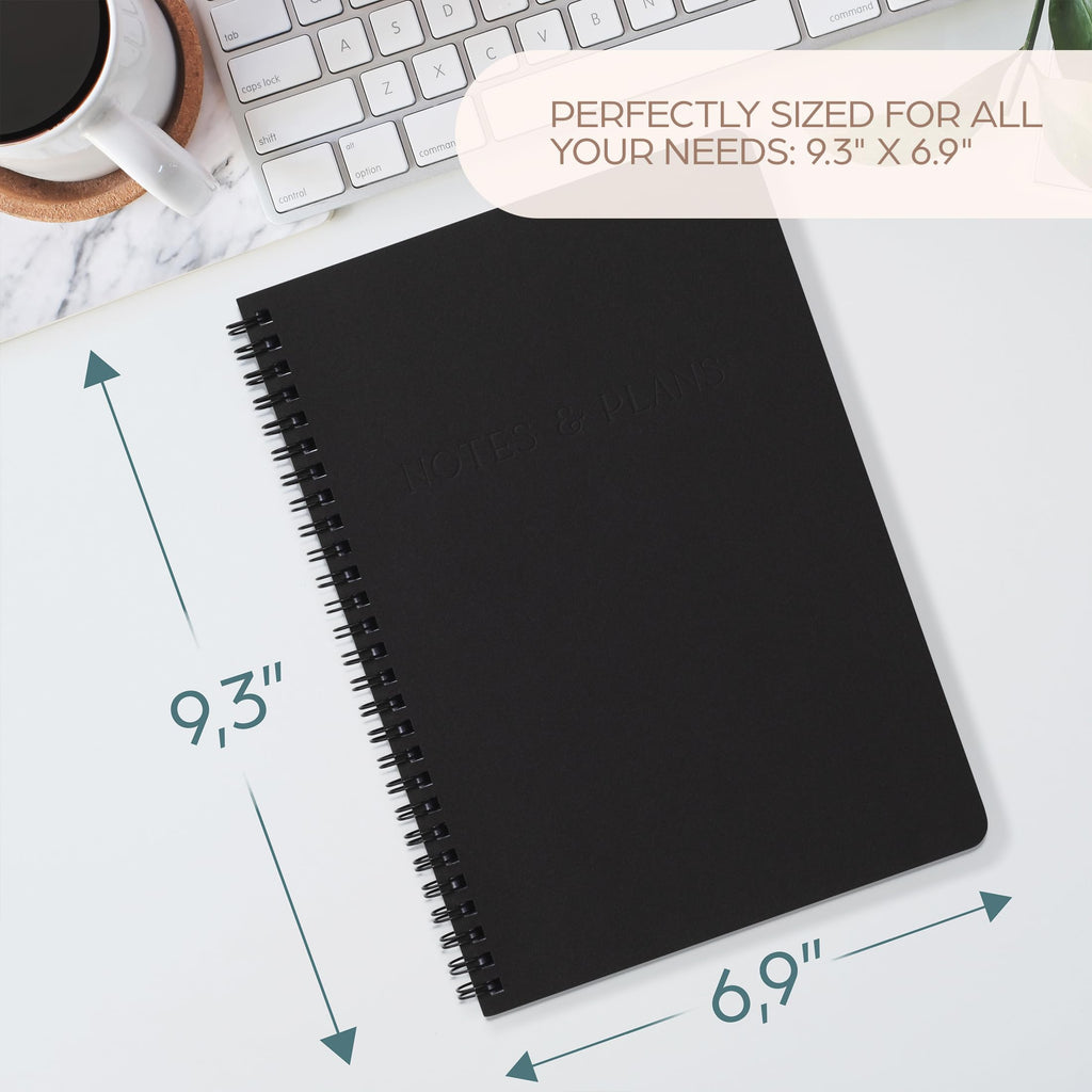 Beautiful Daily Planner And Notebook With Hourly Schedule